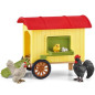 SCHLEICH - Poulailler mobile - 42572 - Gamme Farm World