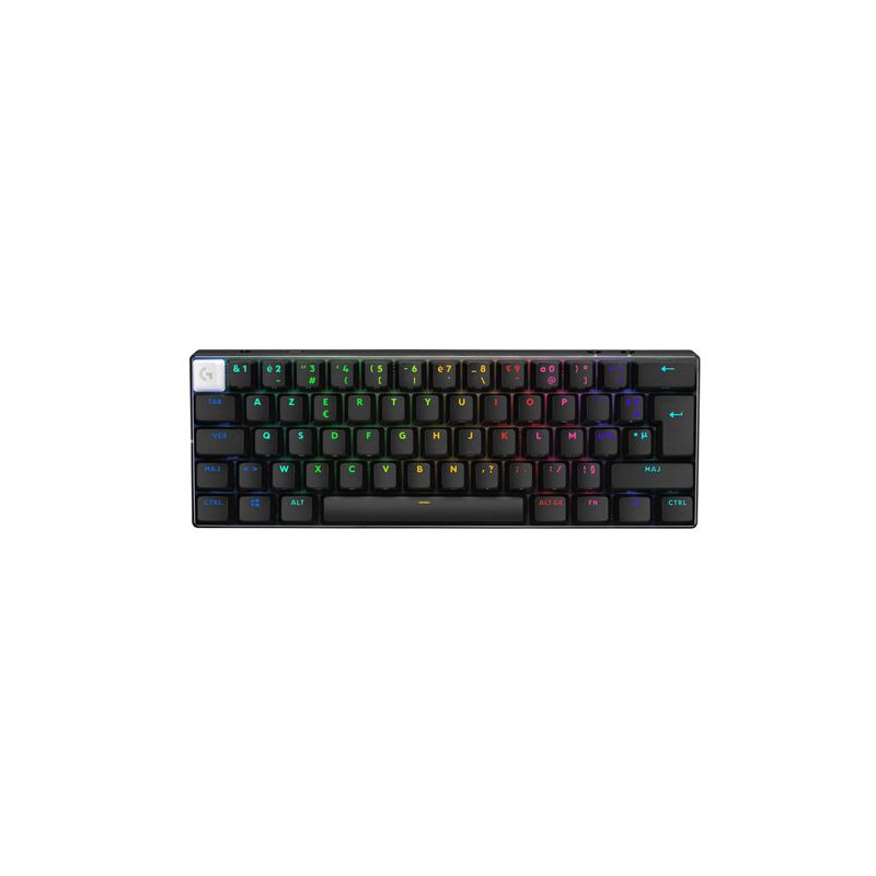 Clavier gaming mécanique sans fil Azerty Logitech G PRO X 60 Lightspeed Noir