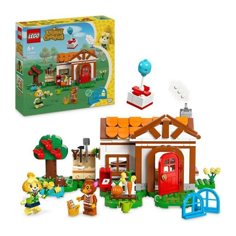 LEGO Animal Crossing 77049 Marie en Visite, Jouet de Construction, avec 2 Minifigurines