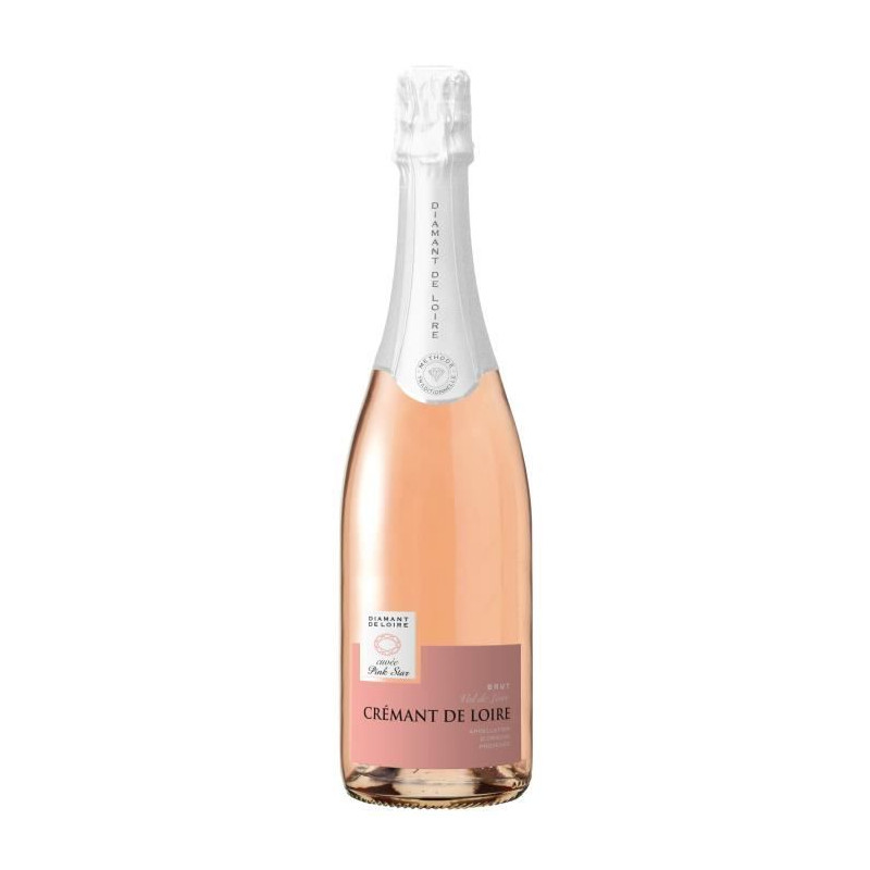 Diamant de Loire Cuvée Pink Star Crémant de Loire Rosé Brut