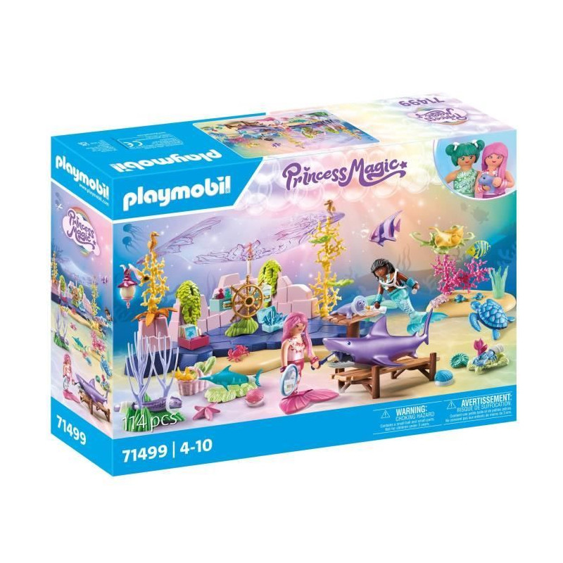 PLAYMOBIL 71499 Centre de soin des sirenes pour animaux