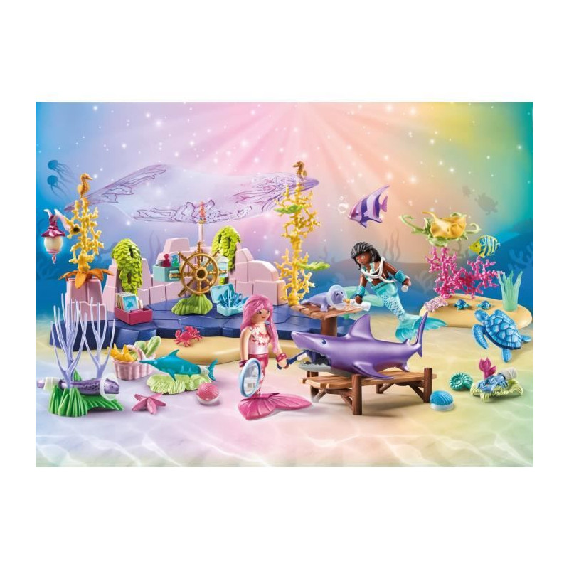 PLAYMOBIL 71499 Centre de soin des sirenes pour animaux