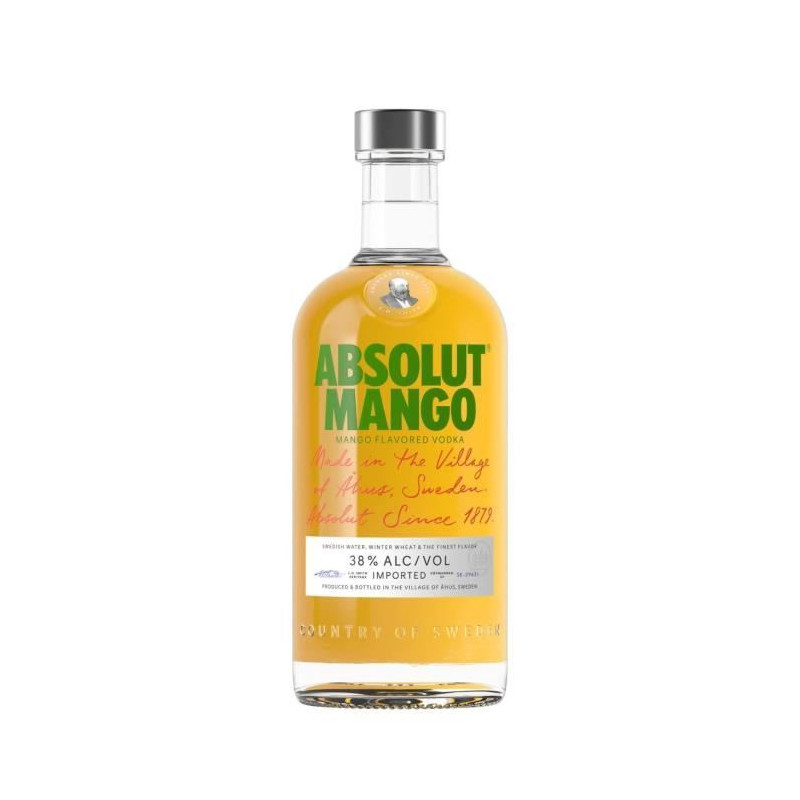 Absolut - Mango - Vodka aromatisée - 38,0% Vol. - 70cl