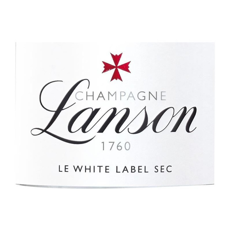 Champagne Lanson Le White Label Sec - 75 cl