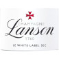 Champagne Lanson Le White Label Sec - 75 cl