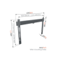 Support mural pour écran plat Vogel s ELITE TVM 5605 FIXE POUR TELEVISION DE 40 A 100 