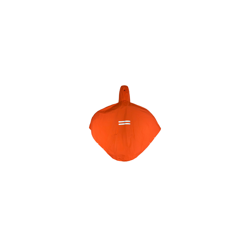 Vêtement protection pluie The Peoples Poncho ORANGE VETEMENT DE PLUIE POUR CYCLISTES