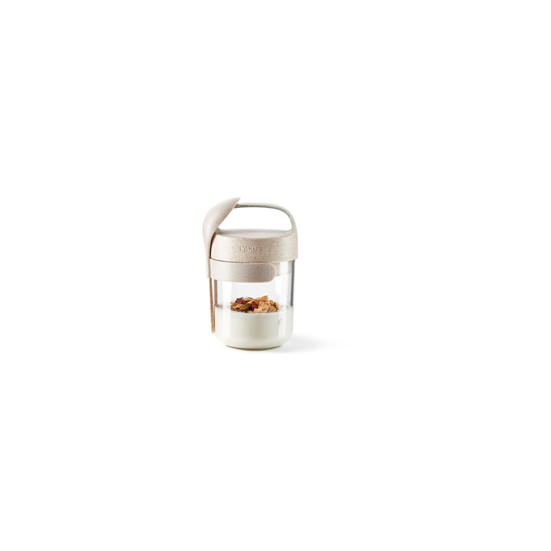 Ustensile de cuisine Lekue JAR TO GO 400ML ET CUILLERE ORGANIC