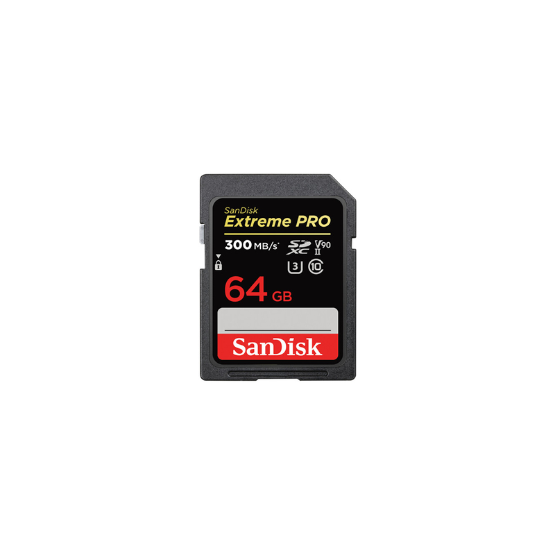 Carte mémoire SD Sandisk Carte Extreme PRO SDHC UHS Il 64GB