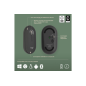 Ensemble clavier et souris Logitech Pebble 2 Combo pour Mac, clavier et souris sans fil, discrets, portables Graphite