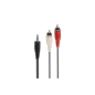 Câble et Connectique Accsup CABLE JACK 3,5 MALE 2 X RCA MALES 1,5M NOIR