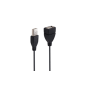 Cables USB Accsup RALLONGE USB A MALE VERS USB A FEMELLE 1,8M NOIRE