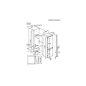 Réfrigérateur congélateur en bas Electrolux ENP7MD18S Encastrable 178 cm