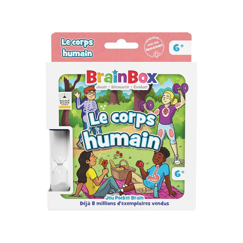 Jeu de mémoire Asmodee BrainBox Pocket Le Corps Humain