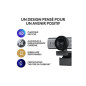 Webcam Logitech MX Brio webcam de collaboration et streaming 4K Ultra HD, 1080p a 60 IPS, 2 micros avec reduction de bruit, USB