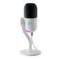 Microphone gaming Logitech G Yeti GX RVB dynamique avec Lightsync pour PC et Mac Blanc