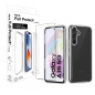 Pack protection complète écran en verre trempé Moxie + coque pour Samsung Galaxy A35 Transparent