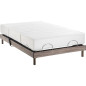 DEKO DREAM Ensemble matelas roulé+sommier relaxation électrique ERGO 6 Physiomax - 140x200 cm - Matelas ressorts ensachés