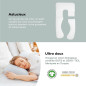 Coussin de grossesse et d'allaitement BABYMOOV en Coton Bio B.LOVE XXL Gris - Certifié oeko-Tex - Made in Europe