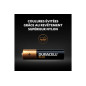 Piles Duracell Pack de 4 piles alcalines AAA Duracell Plus, 1.5V LR03