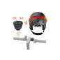 Casque vélo Casr Casque LED avec Visière pour Vélo & Trottinette Glow Anthracite Mat L