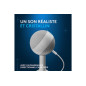 Microphone Logitech G Yeti Orb gaming RVB à condensateur avec LIGHTSYNC pour PC Mac Blanc