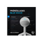 Microphone Logitech G Yeti Orb gaming RVB à condensateur avec LIGHTSYNC pour PC Mac Blanc