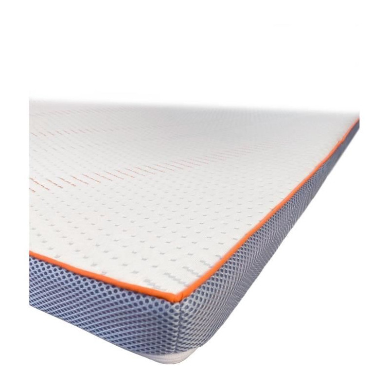 Surmatelas DODO ERGO LATEX - 140x190 cm - 100% Polyester Stretch Déhoussable