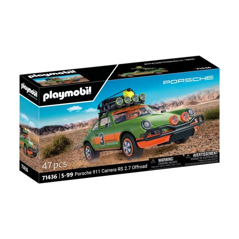 PLAYMOBIL 71436 Porsche 911 Carrera RS 2.7 Offroad Edition - Classic Cars