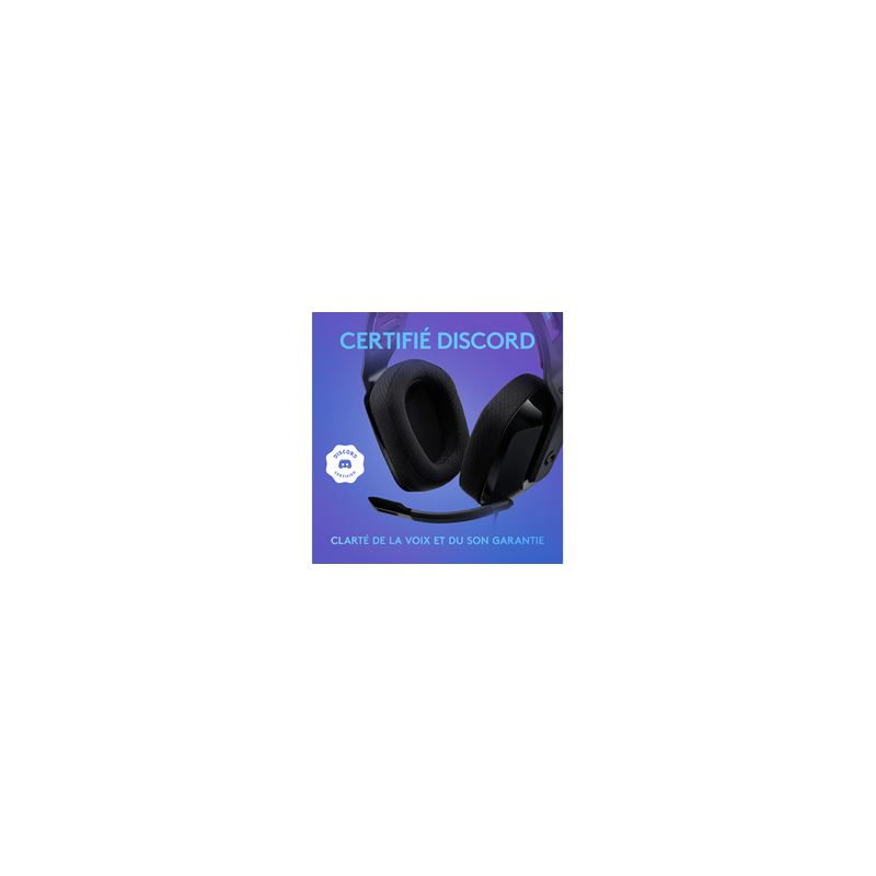 Casque PC Logitech Casque gaming filaire G335 noir