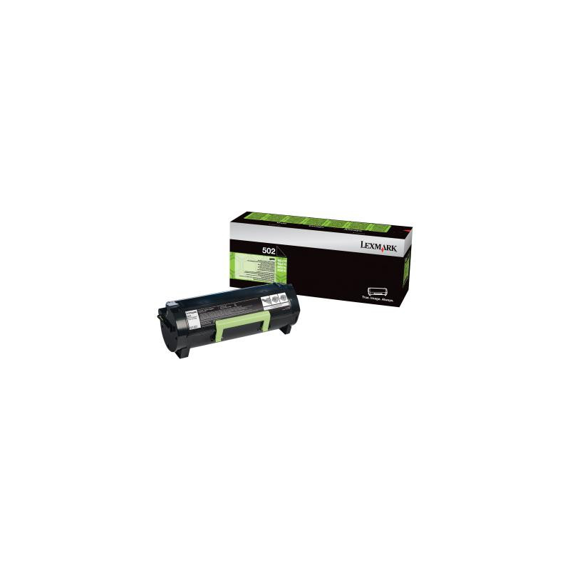 Lexmark Cartridge 502 Black Schwarz (50F2000)