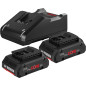 Meuleuse angulaire 18V avec X LOCK GWX 18V 10 PC Professional + 2 batteries Procore 4Ah + chargeur + coffret L Boxx BOSCH