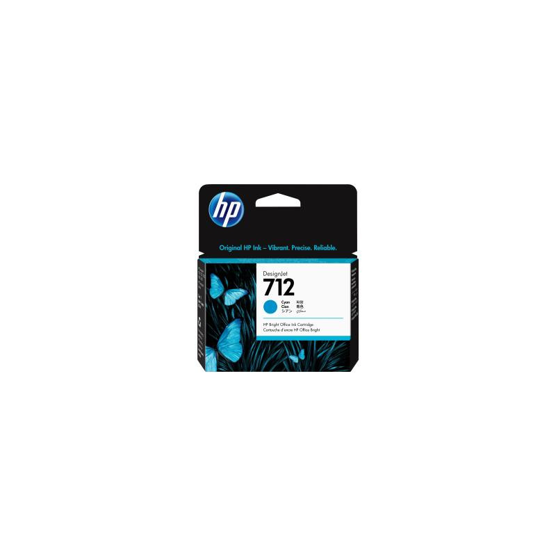 HP Ink No 712 HP712 HP 712 Cyan (3ED67A)