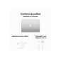 MacBook Apple MacBook Air 15,3" 512Go SSD 16Go RAM Puce M3 CPU 8 cours GPU 10 cours Argent Nouveau