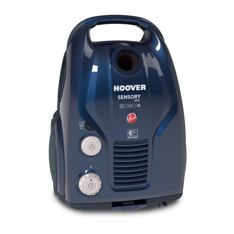 HOOVER SO30PAR Aspirateur Traineau Sac, Puissant 650W, Grande Capacité 3,2 L, Maniable, Léger, 72 dB + Brosse Parquet