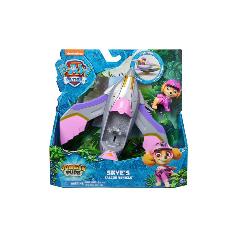 Véhicule avec figurine Stella Paw Patrol La Pat’Patrouille Jungle Pups