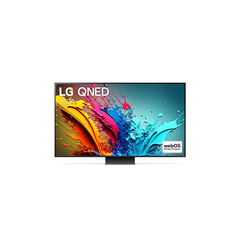 TV QNED LG 65QNED87 164 cm 4K UHD Smart TV 2024 Noir et Gris