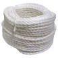 Cordage polypropylène blanc 12mm couronne de 100m CORDERIES TOURNONAISES 31 1744