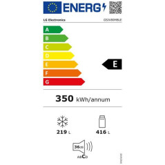 LG Réfrigérateur Américain. Door-in-Door™, Door Cooling™, grande capacité LG - GSJV80MBLE