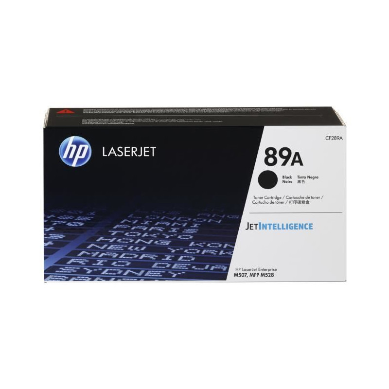 HP 89A Cartouche de toner Authentique Noir - Laser - Rendement Elevé - 5000 Pages