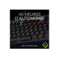 Clavier Logitech Clavier gaming sans fil Logitech G915 Lightspeed TKL Tactile mécanique RGB Bluetooth