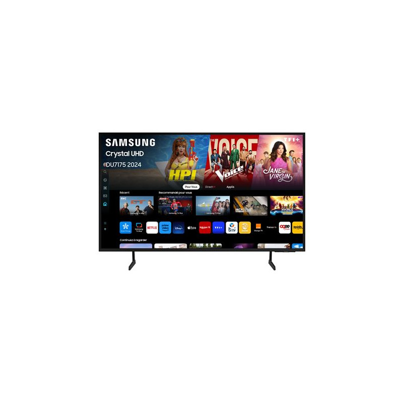 TV Samsung Crystal TU75DU7175 190 cm 4K UHD Smart TV 2024 Noir
