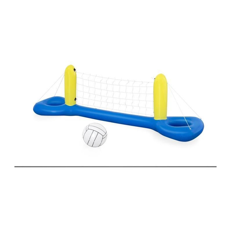 Filet flottant de volley-ball - BESTWAY - 52133 - Bleu - PVC - 244 x 64 x 76 cm