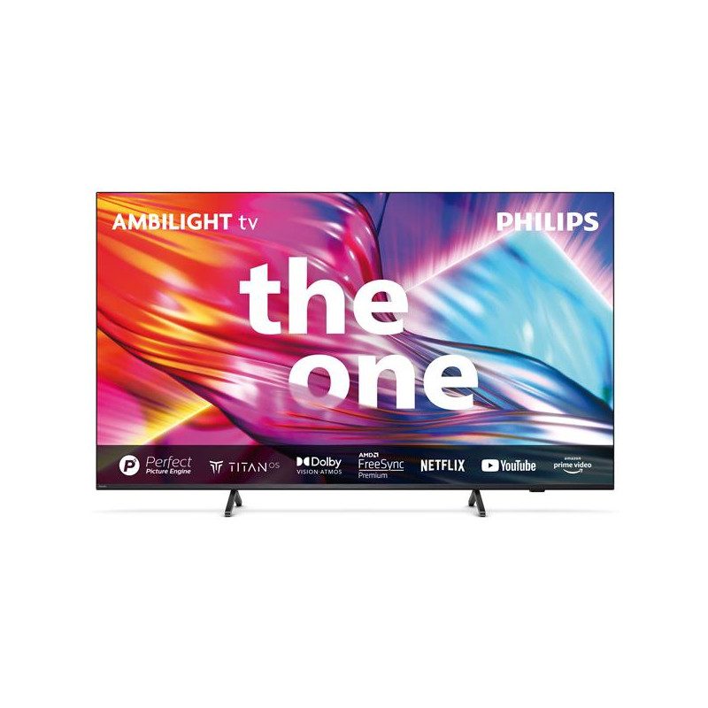 TV 75"   Ambilight 3 - P5 PRO Dolby Vision-Atmos - HDR10+ Pied Central PHILIPS - 75PUS8909