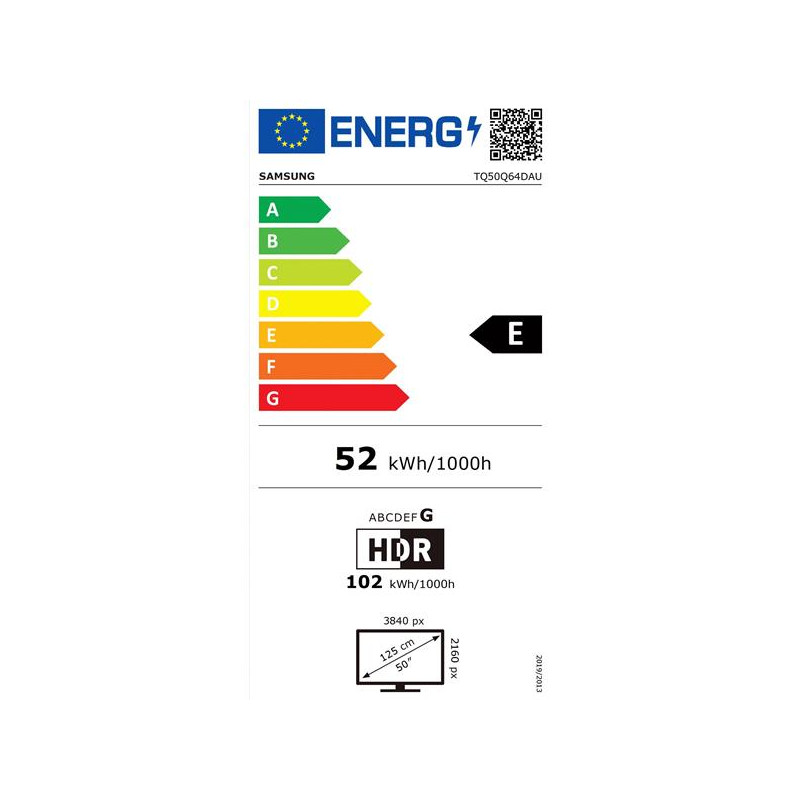 QLED,  50 Hz, Quantum Processor Lite 4K, Ultimate UHD Dimming , Motion SAMSUNG - TQ50Q64DAUXXC