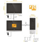 Visiophone filaire 7 - EXTEL - 720320 - Connecté avec code