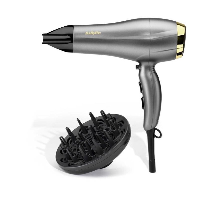 Seche-cheveux Titanium Gold 2300 - BABYLISS - 5513TE - 2300 W - 3 températures / 2 vitesses