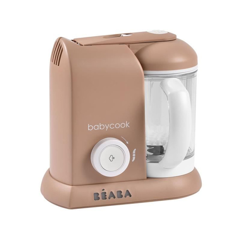 BEABA EXCLUSIVITE, Babycook solo, robot bébé 4 en 1, cuiseur-mixeur, Pralin