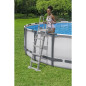 Kit Piscine hors sol tubulaire BESTWAY - Steel Pro Max™ - 610 x 132 cm - Rectangulaire (Inclus filtre a cartouche + échelle +