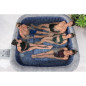 Spa gonflable BESTWAY - Lay-Z-Spa San Francisco Hydrojet Pro - 230 x 230 x 71 cm - 5/7 places - Carré (bâche, une cartouche)